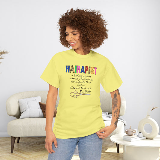 Hairapist Miracle Worker Unisex Heavy Cotton Tee