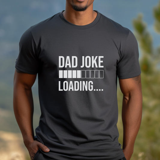 Dad Joke Loading... Unisex Cotton Tee